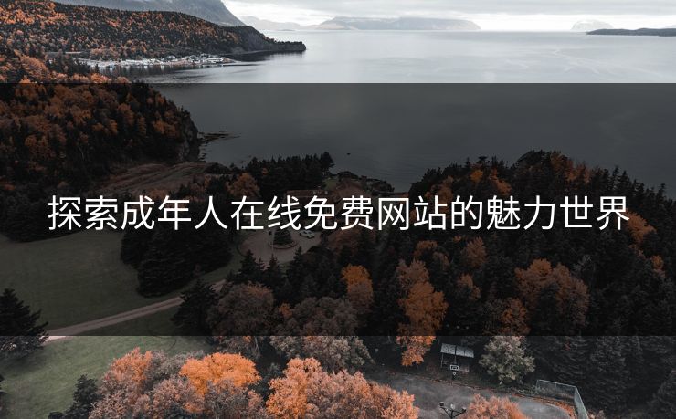 探索成年人在线免费网站的魅力世界